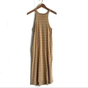 Knot Sisters striped high neckline dress